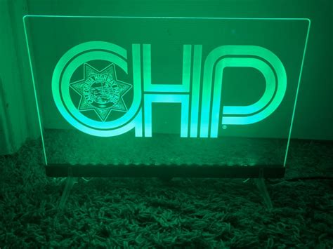 Chp Led Acrylic Sign With Desk Feet Led Booth Signs