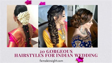 Hairstyle For Indian Wedding Function