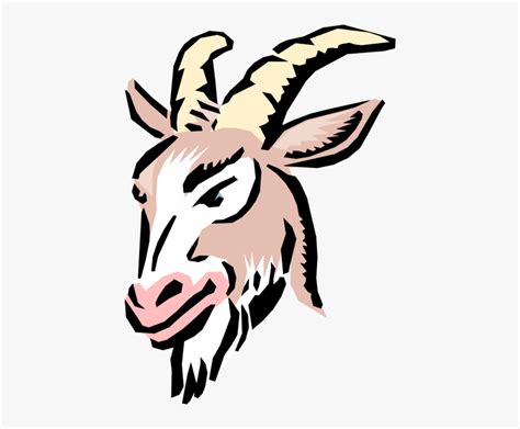 Goatsheadclip Cartoon Goats Hd Png Download Kindpng