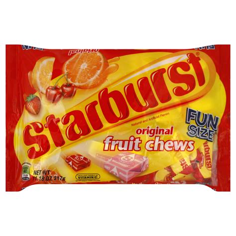 Starburst Fruit Chews Original Fun Size 1118 Oz