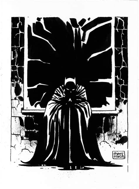 Thierry Martin Original Art Batman Illustration Kirbys Comic Art