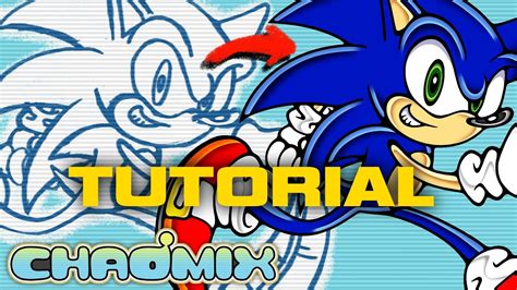 How To Draw In The Sonic Adventure Art Style How I Make My Thumbnail