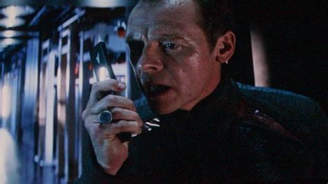 The True Communicator Of Scotty Simon Pegg In Star Trek Into Darkness