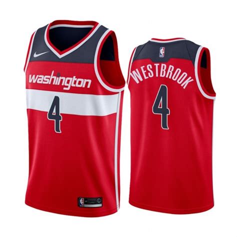 Obviously, they have a very capable offensive. Russell Westbrook Washington Wizards Rouge Icône Maillot ...