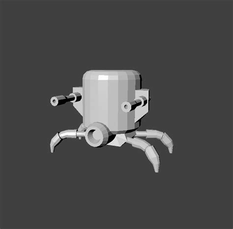 Attack Turret 3d Model By Jackassets On Thangs