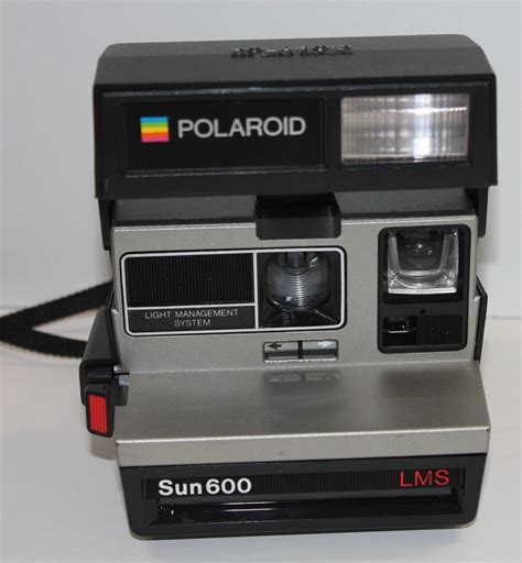 Polaroid Sun 600 Land Camera Lms Instant With Strap Polaroid