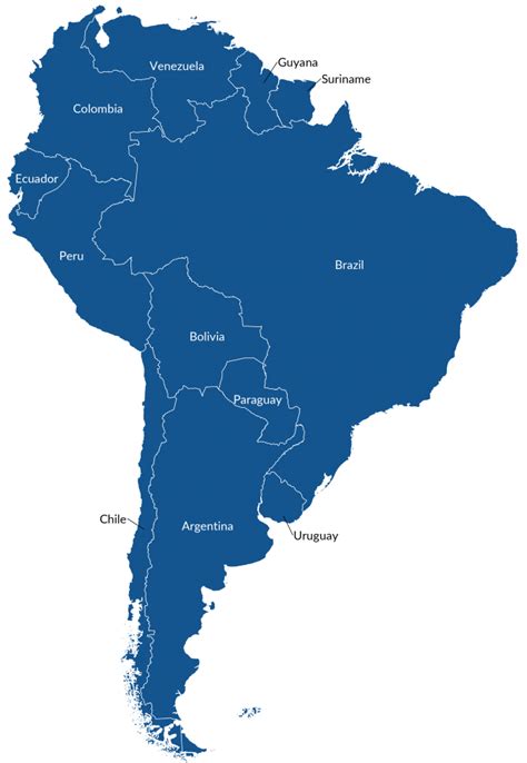 South America Map Png