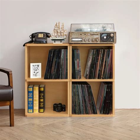 ﻿shatterproof the vinyl record holder is made of stong shatterproof break resistant acrylic that stands up to the heaviest 50 stack of lp s without twisting bending and warping in any way the vinyl holder stand will keep your record albums safe. 29.1" Eco Friendly 2-Shelf Vinyl Record Storage Cube White - Way Basics | Vinyl record storage ...
