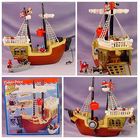 Great Adventures ~ Accessories Playset Pirate Ship 1995 1997 Adventure Accessories