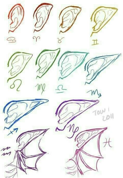 Elf Ears Drawing Tutorial How To Draw Elf Ears Step By Step Bodnowasuno