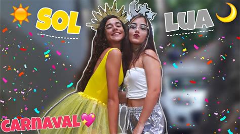 Fantasia De Lua E Sol Pro Carnaval Sara Quintino Youtube