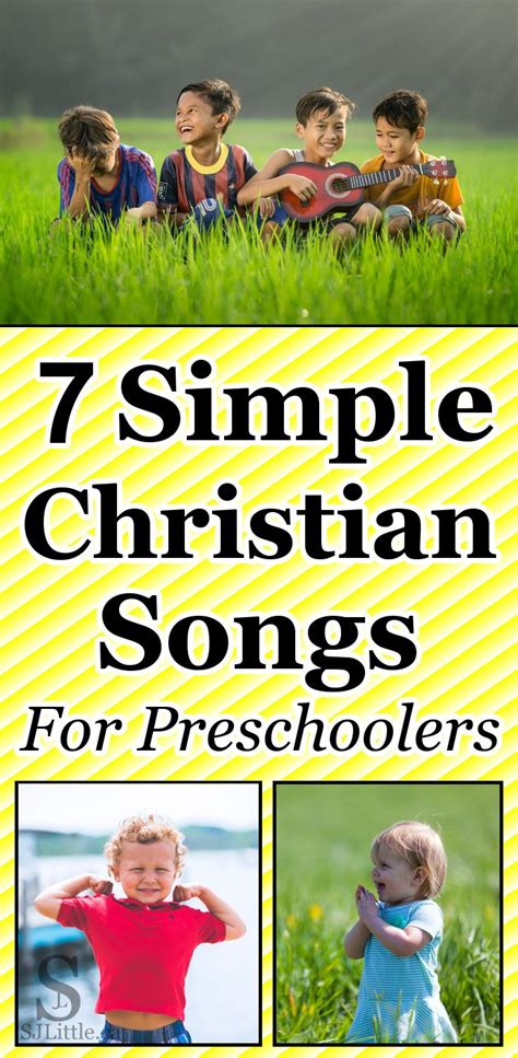 Welcome to our website!you can listen to christian songs here for free.there are more than 50 thousand christian songs in our database for listening online, many with videos.start with the playlist below, where are the best christian songs (by popularity), or select the genre you are interested in.m. 7 Simple Christian Songs for Preschoolers | Bible songs for kids, Kids church songs, Sunday ...