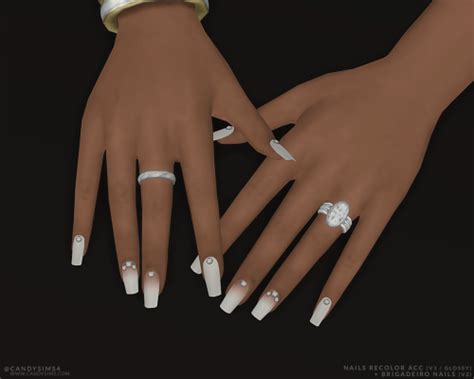 Candysims Candysims4brigadeiro Nails Sweet Sims 4 Finds