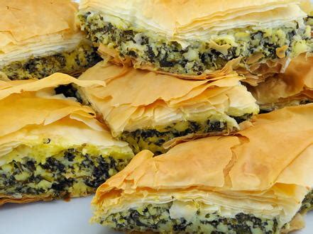 Place a sheet of phyllo dough on parchment paper. Spinach, Dill, and Feta Baked in Phyllo Dough | Cookstr.com