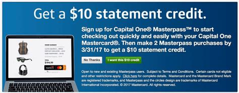 We did not find results for: Targeted Capital One: Make Two Masterpass Purchases & Get $10 Credit - Doctor Of Credit