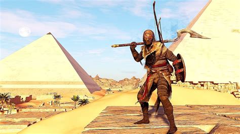 Assassins Creed Origins The Mummy Combat And Pyramids Of Giza Free Roam