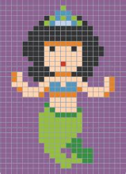 Learn to make your own colorful bracelets of threads or yarn. Pixel art : grille à colorier Lulu la taupe | Pixel art, Pixel art à imprimer, Coloriage