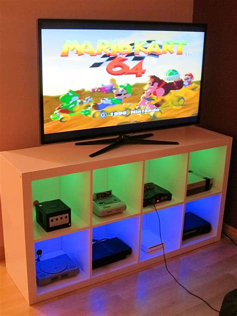 I modified an Ikea bookshelf to make a console cabinet. Very happy with
