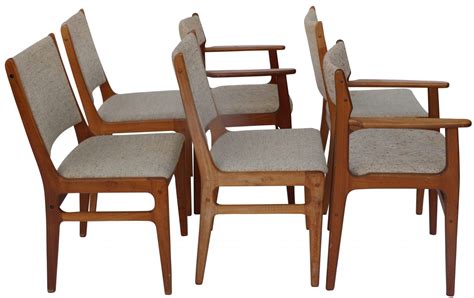 Set Of Six Original Vintage D Scan Teak Dining Chairs Mary Kays