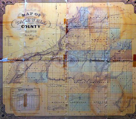 1857 Tazewell County Map Tazewell County Genealogical Historical