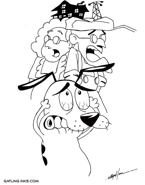 Courage The Cowardly Dog Outline