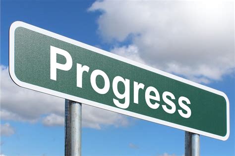 Progress - Free of Charge Creative Commons Green Highway sign image
