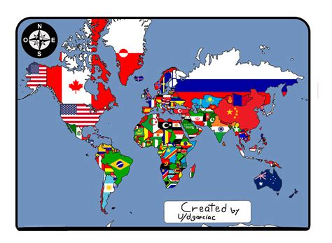 World Map Created In Paint Mspaintflags