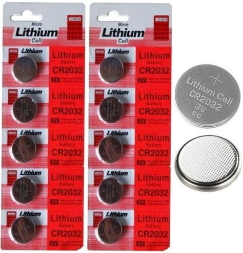 Balrama Micro Lithium Cell Cr2032 Coin Battery 3v Computer Motherboard