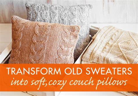 How To Recycle A Sweater Into A Throw Pillow