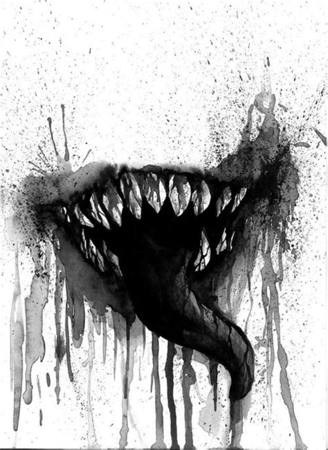 Scary Mouth Drawing At Explore Collection Of Scary