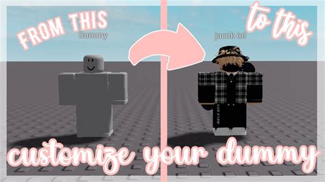 How To Customize Your Roblox Studio Dummy Clothing Skin Tone