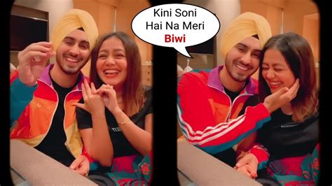 Neha Kakkar Romantic Moments With Tobe Husband Rohanpreet Singh Youtube