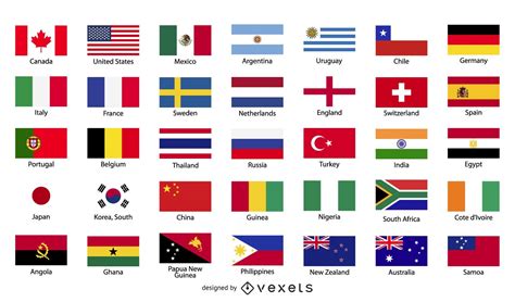 Free Vector Flags Of The World Vector Download