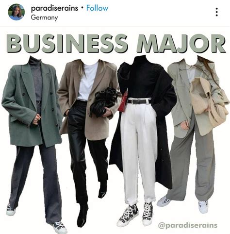 Business Major Business Outfits Women Academia Aesthetic Outfit