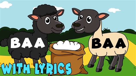 Baa Baa Black Sheep With Lyrics Nursery Rhymes And Kids Songs Puppy