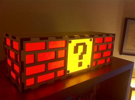 Mario Lamp I Think I Could Build This Cool Lamps Kids Decor Man