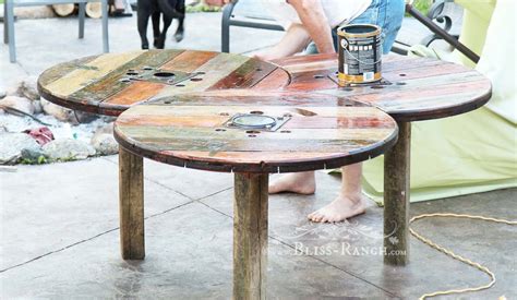 Spool Patio Table | Spool furniture, Wood spool tables, Wood spool