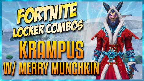 Fortnite Locker Combos Krampus W Merry Munchkin Icicle Snowfall