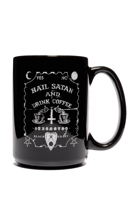 Hail Satan And Drink Coffee Coffee Mug Blackcraft Cult