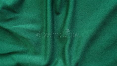 Green Silk Satin Texture Colorful Cotton Fabric Background Stock Photo