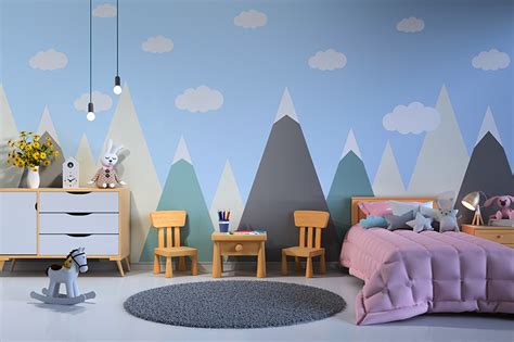 Wall Texture Design For Kids Room Kids World Wall Stencils For Your
