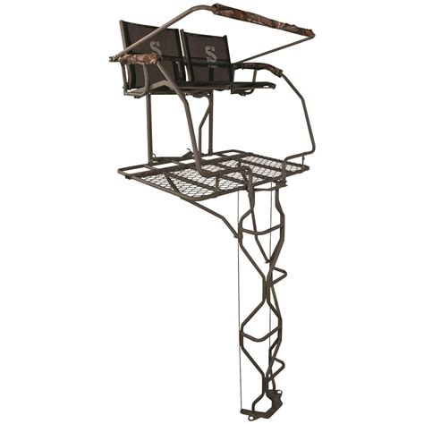 Summit The Vine Double Ladder Tree Stand 698086 Ladder Tree Stands
