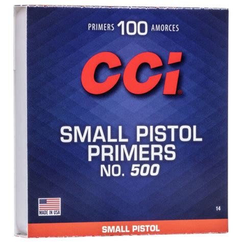 Cci Primer 500 Small Pistol 1000box Graf And Sons