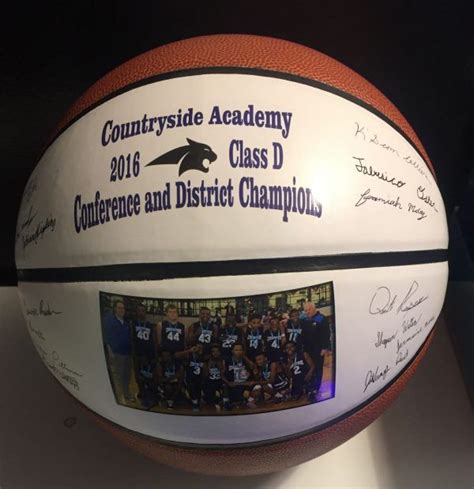 Custom Made Personalized Basketballs For The Coach And Players