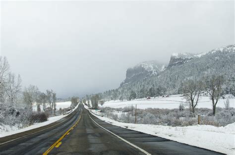 Highway 160 Colorado With Snow A Photo On Flickriver
