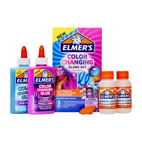 Elmers Color Changing Slime Kit Elmers Color Changing Glue Elmers