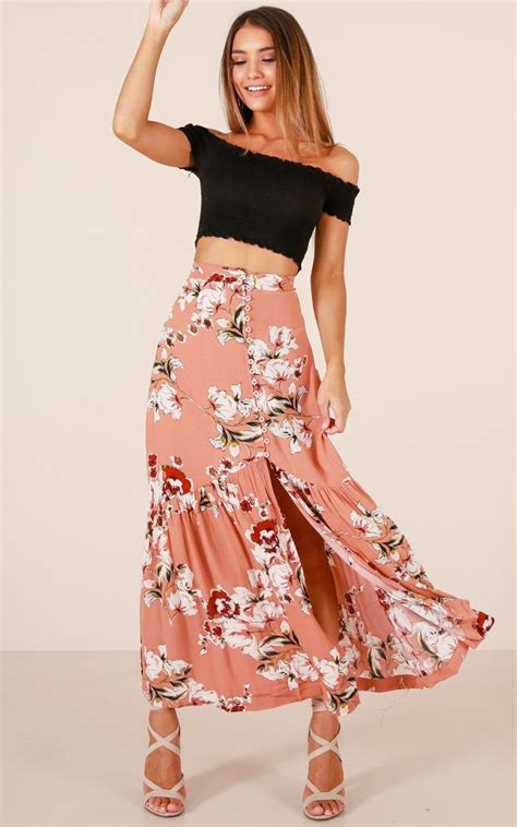 Pin On Floral Skirt
