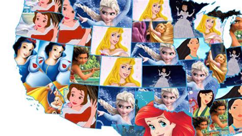 Here Are The Most Popular Disney Princesses In Each State Mental Floss