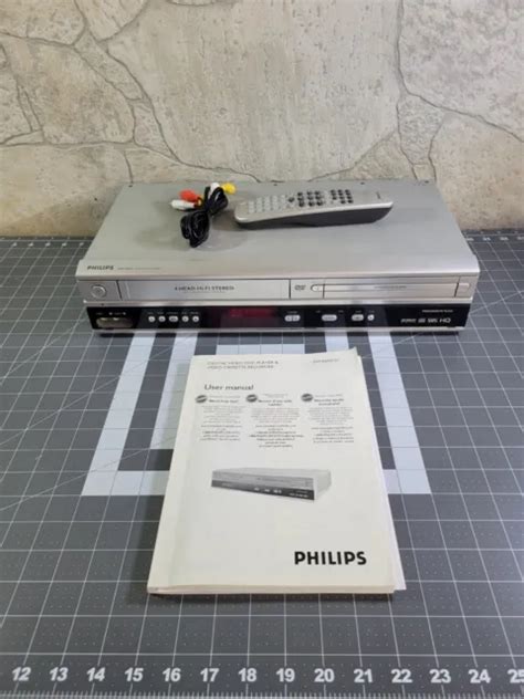 PHILIPS DVP V HEAD VHS Recorder VCR DVD Player Combo W Remote W