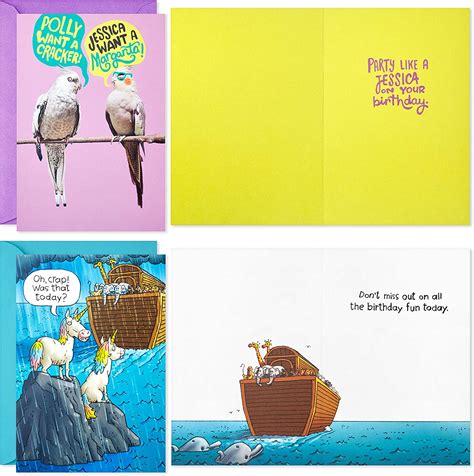 Hallmark Shoebox Funny Birthday Cards Assortment 8 Cards With